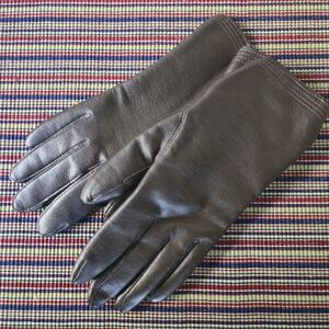 Fownes Leather Gloves With Fur Lining